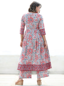 Jashn Ariba - Set of Anarkali Kurta Palazzo & Dupatta - KS05B2494D