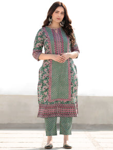 Zohra Samah Set of Kurta Pants & Dupatta