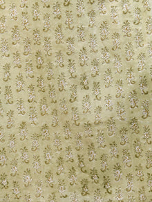 Fern Green White Cotton Hand Block Printed Kurta & Pants - Set of 2 - SS01F1945