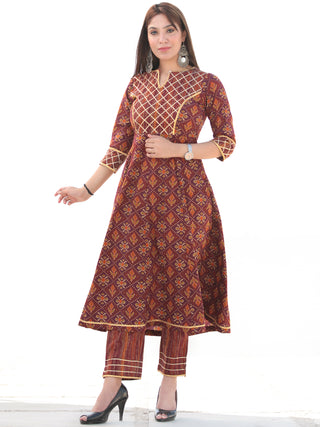 Nayab Aabroo - Set of Kurta Pants & Dupatta - KS56C2547D