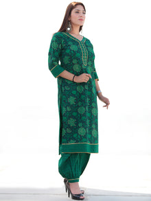 Nayab Nasreen - Set of Kurta Salwar Pants & Dupatta - KS50D2548D