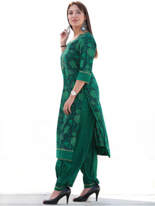 Nayab Nasreen - Set of Kurta Salwar Pants & Dupatta - KS50D2548D