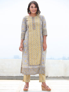 Jashn Ghazala - Set of Kurta Pants & Dupatta - KS76B2495D
