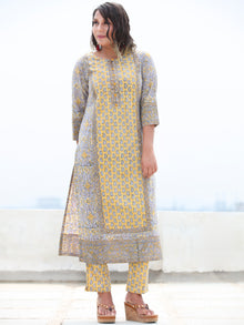 Jashn Ghazala - Set of Kurta Pants & Dupatta - KS76B2495D