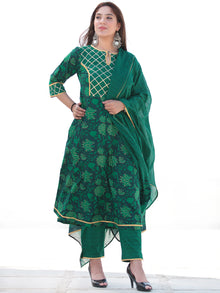 Nayab Diba - Set of Kurta Pants & Dupatta - KS56D2548D