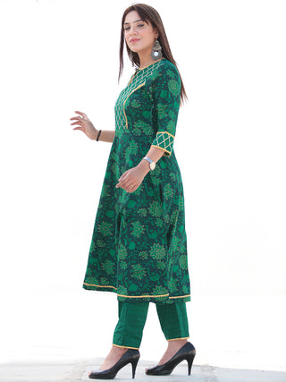 Nayab Diba - Set of Kurta Pants & Dupatta - KS56D2548D