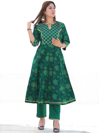 Nayab Diba - Set of Kurta Pants & Dupatta - KS56D2548D