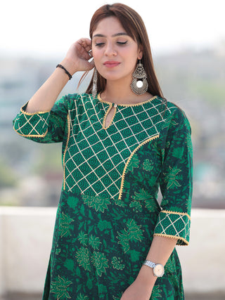 Nayab Diba - Set of Kurta Pants & Dupatta - KS56D2548D