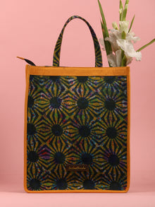MultiColour Hand Block Printed Tote Bag - B0305