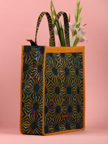 MultiColour Hand Block Printed Tote Bag - B0305