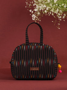 Multicolour Ikat  Bucket Style Hand Bag - B0701