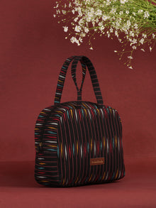 Multicolour Ikat  Bucket Style Hand Bag - B0701