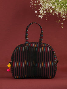 Multicolour Ikat  Bucket Style Hand Bag - B0701