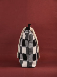 Black & White Ikat Tote Bag - B0806