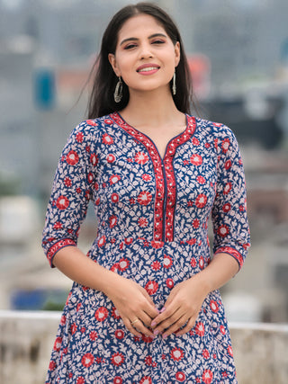 Nayab Samreena - Anakarli Kurta Pants & Dupatta - KS12A2575D