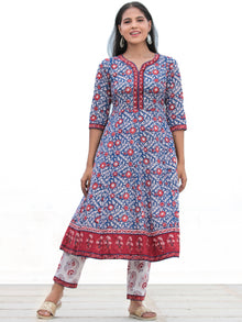 Nayab Samreena - Anakarli Kurta Pants & Dupatta - KS12A2575D