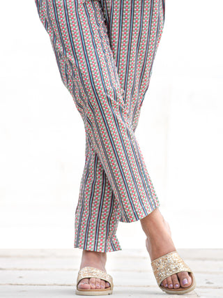 Nayab Miral - Anakarli Kurta Pants & Dupatta - KS15A2576D