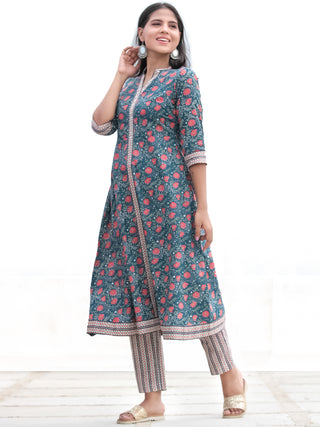 Nayab Miral - Anakarli Kurta Pants & Dupatta - KS15A2576D