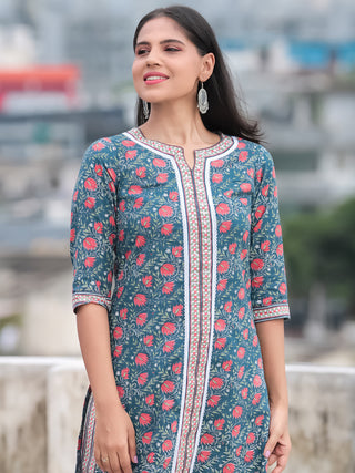 Nayab Noor - Set of Kurta Pants & Dupatta - KS78B2576D