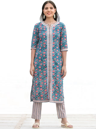 Nayab Noor - Set of Kurta Pants & Dupatta - KS78B2576D