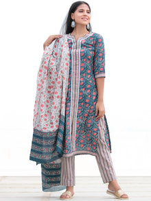 Nayab Noor - Set of Kurta Pants & Dupatta - KS78B2576D