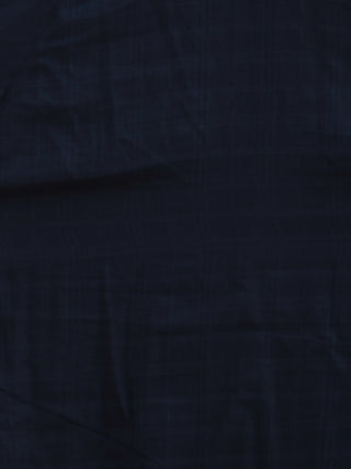 Indigo Black Maroon Ivory Hand Blocked Cotton Asymmetrical Dress - D216F440
