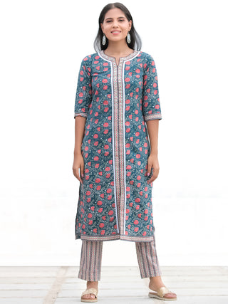Nayab Noor - Set of Kurta Pants & Dupatta - KS78B2576D