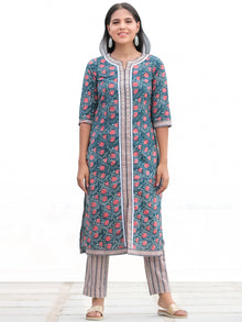 Nayab Noor - Set of Kurta Pants & Dupatta - KS78B2576D