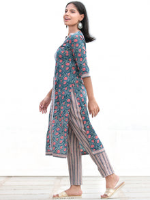 Nayab Noor - Set of Kurta Pants & Dupatta - KS78B2576D