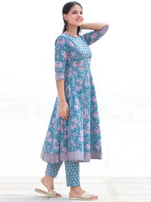 Nayab Amna - Anakarli Kurta Pants & Dupatta - KS16A2577D