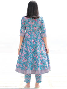 Nayab Amna - Anakarli Kurta Pants & Dupatta - KS16A2577D
