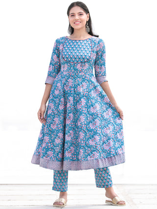 Nayab Amna - Anakarli Kurta Pants & Dupatta - KS16A2577D