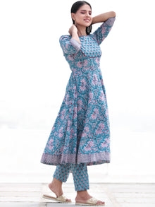 Nayab Amna - Anakarli Kurta Pants & Dupatta - KS16A2577D