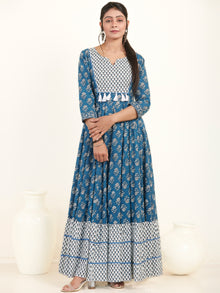 Fiza Komal Flared Long Dress