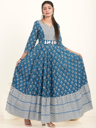 Fiza Komal Flared Long Dress