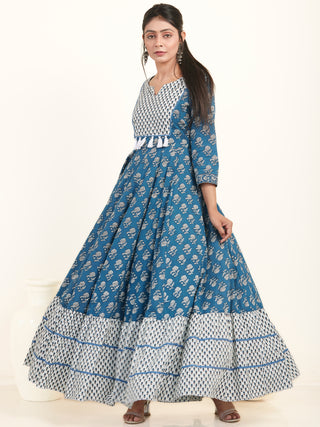 Fiza Komal Flared Long Dress