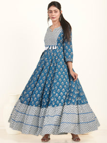 Fiza Komal Flared Long Dress
