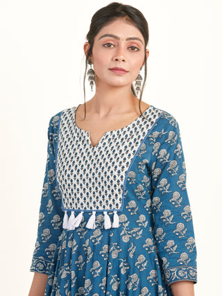 Fiza Komal Flared Long Dress