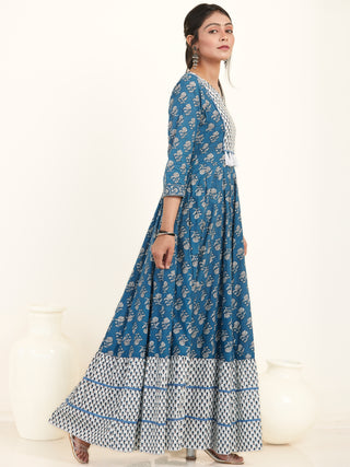 Fiza Komal Flared Long Dress