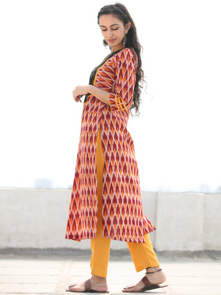 Tagai Vahida- Set of Ikat Kurta & Pants  - KS128A2430