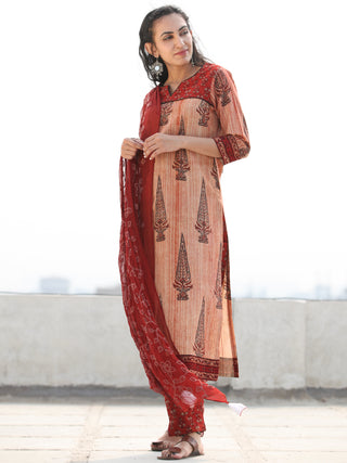 Bahaar Nada - Set of Kurta Pants & Dupatta - KS68CXXXD