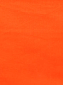 Black Orange White Hand Block Printed Cotton Suit-Salwar Fabric With Chiffon Dupatta (Set of 3) - SU01HB334