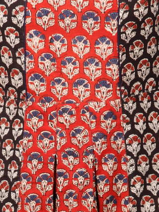 Hand Block Printed Cotton Long Dress 