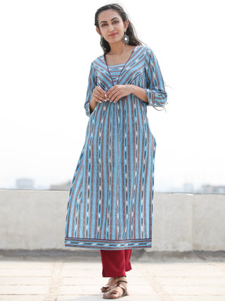 Tagai Rina - Set of Ikat Kurta & Pants  - KS129A922