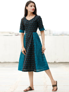 Style With Ikat - Handwoven Ikat Cotton Dress - D363F1856