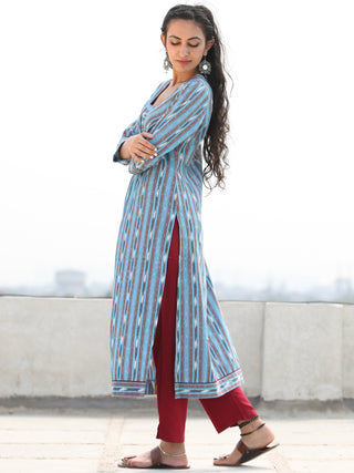 Tagai Rina - Set of Ikat Kurta & Pants  - KS129A922