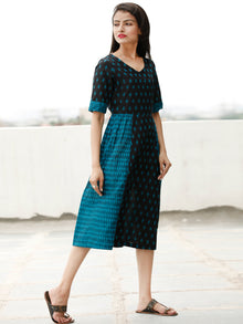 Style With Ikat - Handwoven Ikat Cotton Dress - D363F1856