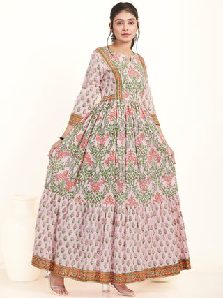 Fiza Madhosh Long Dress With Gathers