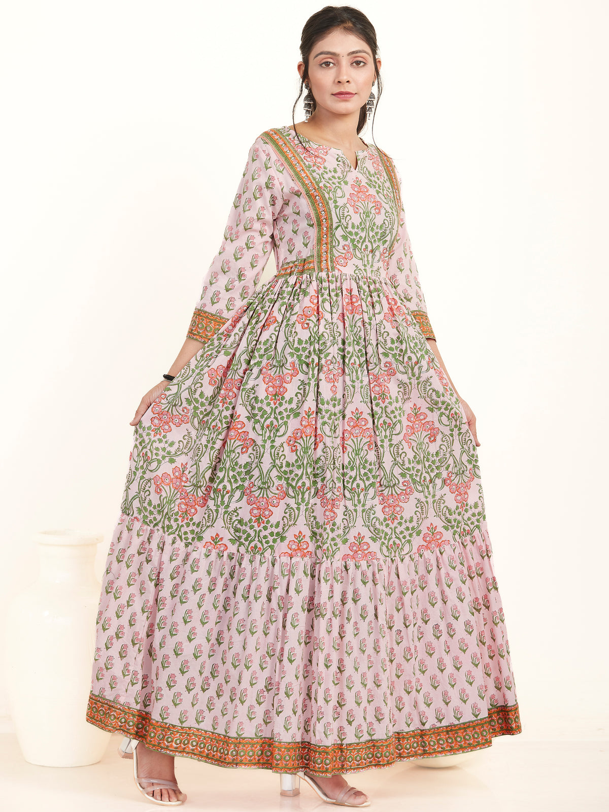 Fiza Madhosh Long Dress With Gathers