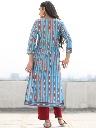 Tagai Rina - Set of Ikat Kurta & Pants  - KS129A922